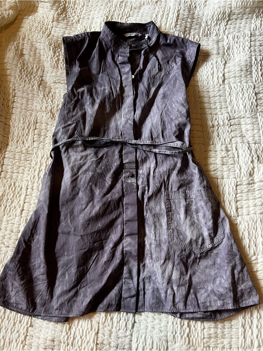 Helmut Lang Sleeveless Shirt in Washed purple